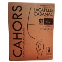 Château Lacapelle Cabanac - Cahors AOC,  Bag-in-Box 3 liter